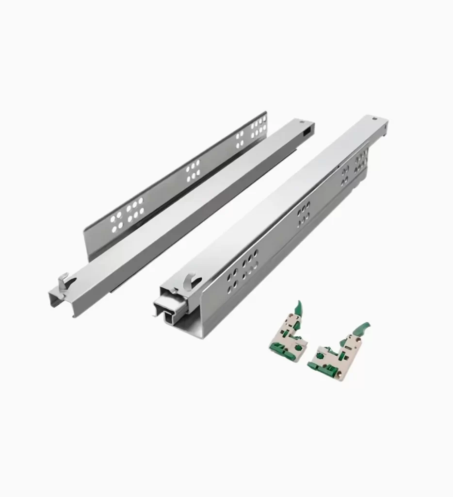 Clip on Full Extension Undermount Soft Closing Drawer Slides