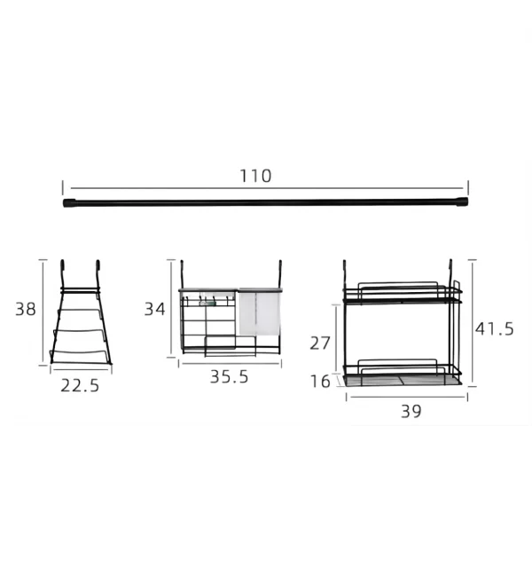 amorhome Spice Utensil Rack 2